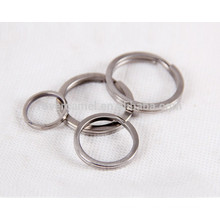 3pcs titanium keychain polishing process personal accessory key rings